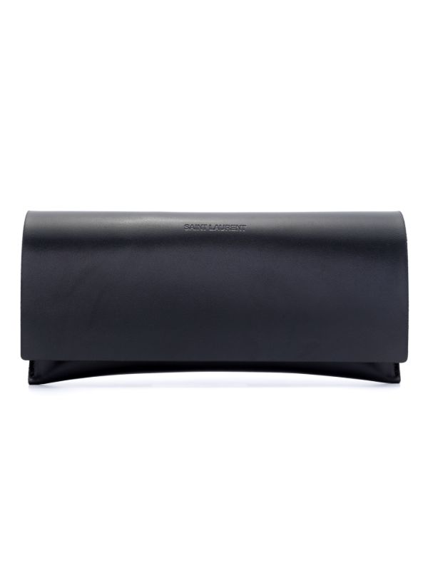 Saint Laurent Eyewear Black Solace Pilot-Frame Sunglasses | Browns Sunglasses