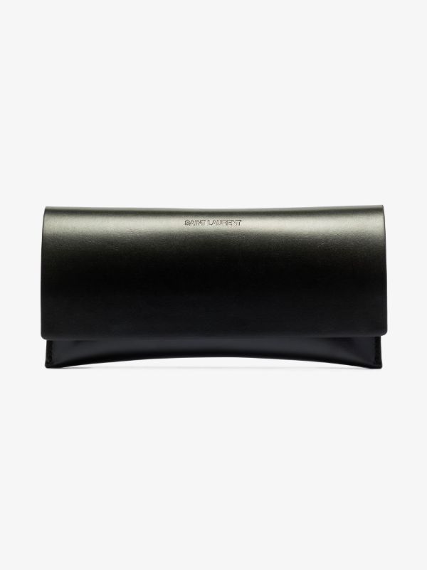 Saint Laurent Eyewear Grey 538 Cat Eye Sunglasses | Browns Sunglasses