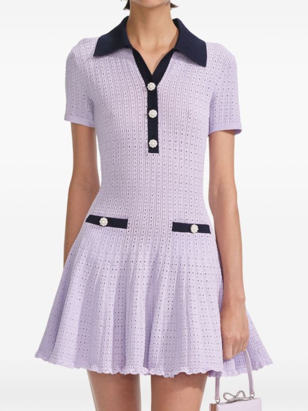 Self-Portrait Knitted Dress | Browns Day Dresses
