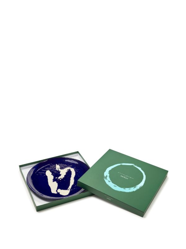 Serax Blue Abstract Print Serving Plate | Browns Plates & Bowls