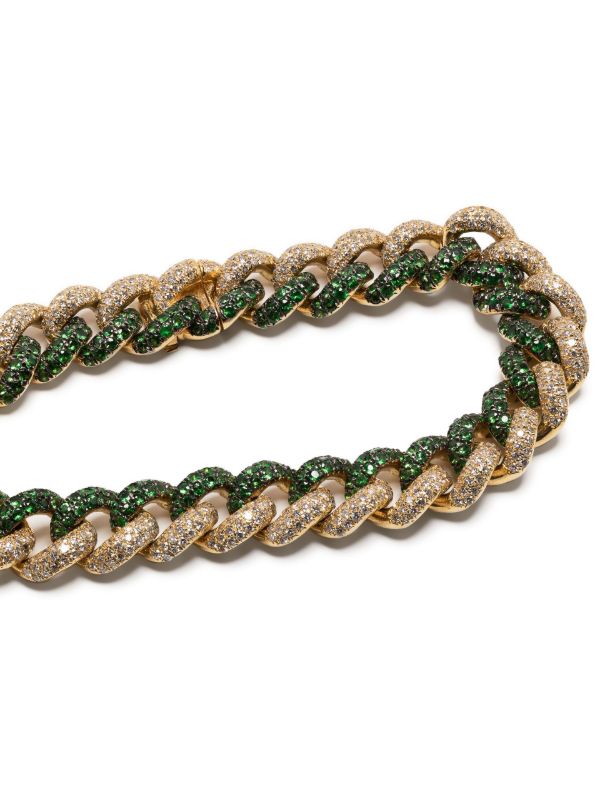 SHAY 18K Yellow Gold Garnet And Diamond Essential Bracelet | Browns Fine Bracelets