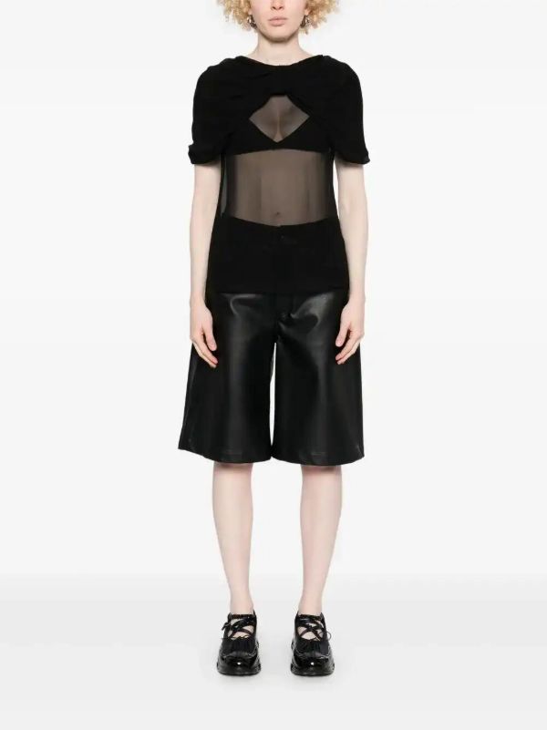 Simone Rocha Bow-Detail T-Shirt | Browns T-Shirts & Jersey Shirts