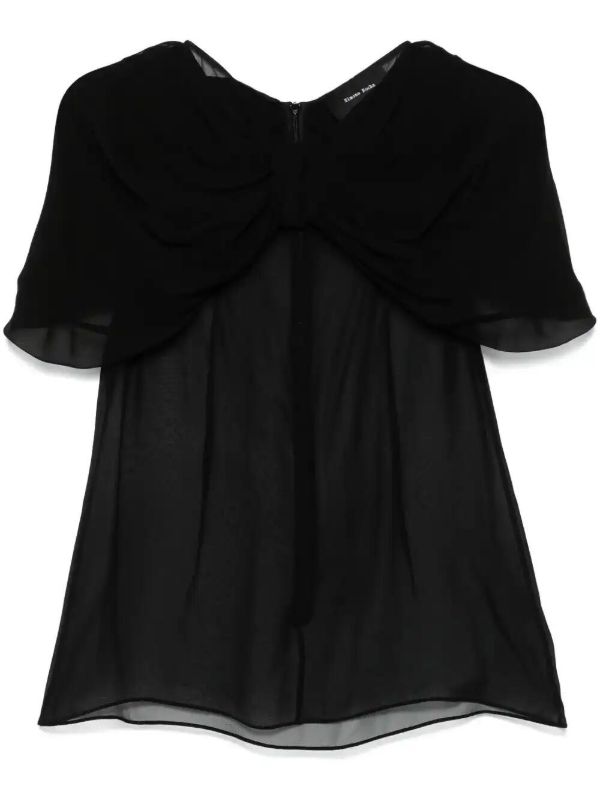 Simone Rocha Bow-Detail T-Shirt | Browns T-Shirts & Jersey Shirts