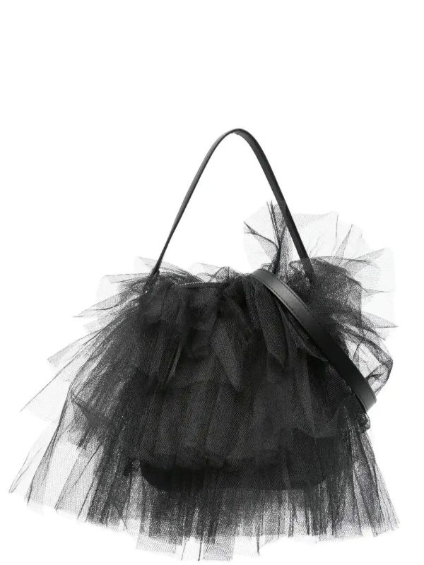 Simone Rocha ruffled mini bag | Browns Tote Bags