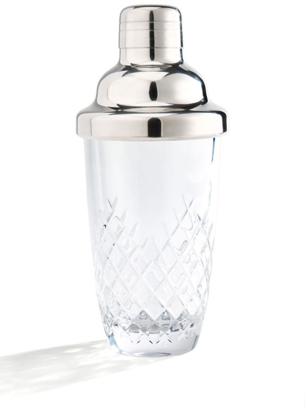 Soho Home clear Barwell crystal martini shaker | Browns Glassware