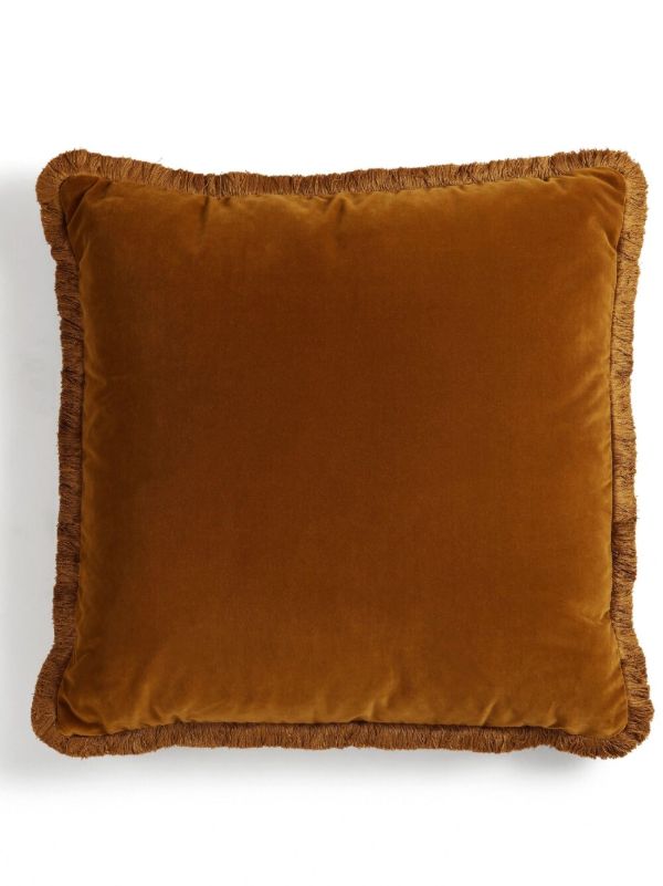 Soho Home Yellow Margeaux Velvet Cushion | Browns Cushions