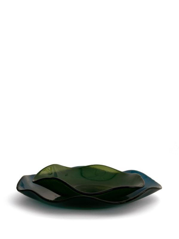 Sophie Lou Jacobsen Curved Edge Glass Plate (24cm) | Browns Plates & Bowls