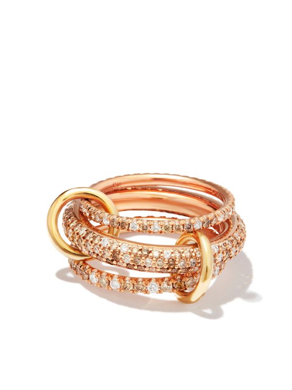 Spinelli Kilcollin 18K rose gold Nova diamond ring | Browns Fine Rings