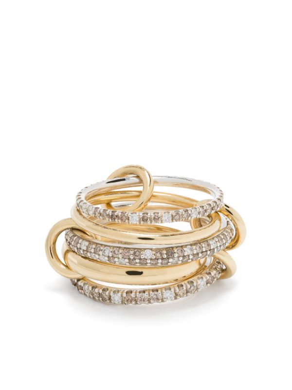 Spinelli Kilcollin 18K yellow gold Leo diamond ring | Browns Fine Rings