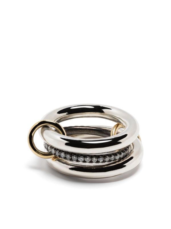 Spinelli Kilcollin sterling silver Libra diamond ring | Browns Rings
