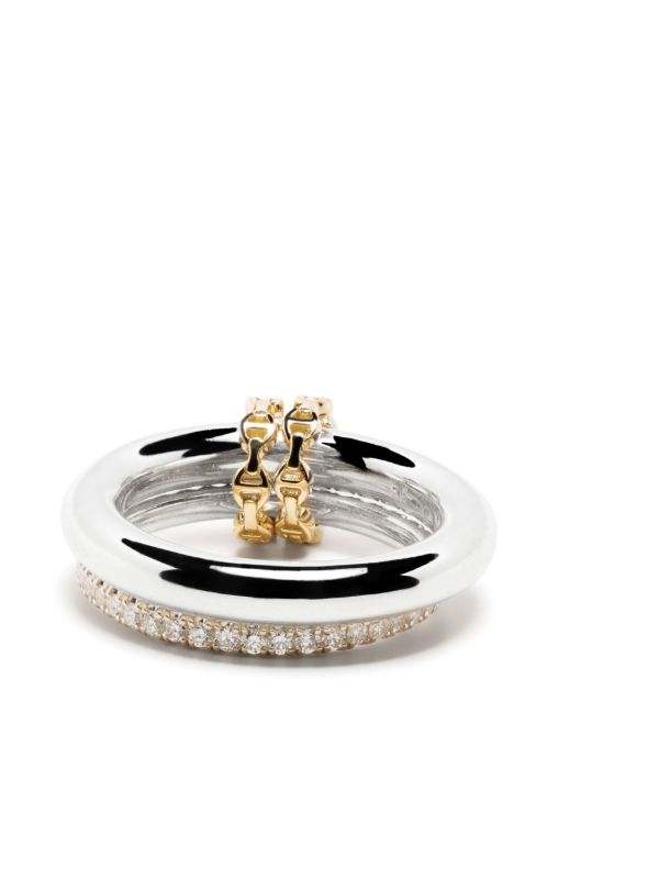 Spinelli Kilcollin X Hoorsenbuhs Sterling Silver Virgo Diamond Ring | Browns Fine Rings
