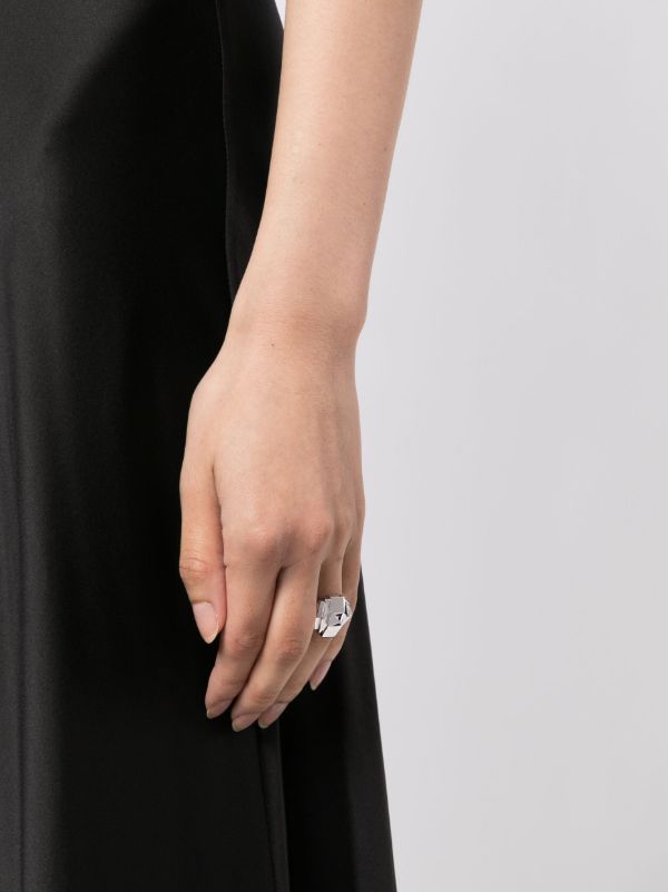 STATEMENT PARIS Sterling Silver Rockaway Pyramid Ring | Browns Rings