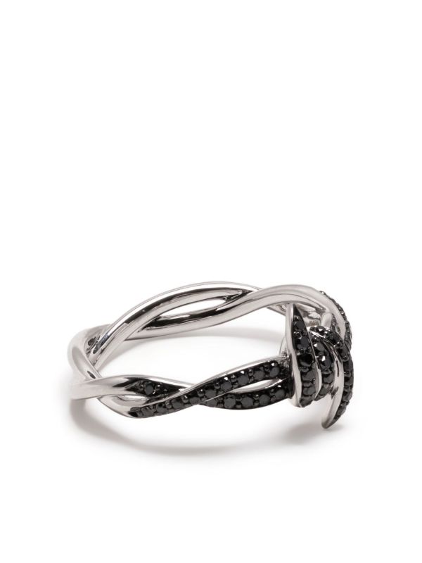 Stephen Webster 18K white gold Forget Me Knot diamond ring | Browns Fine Rings