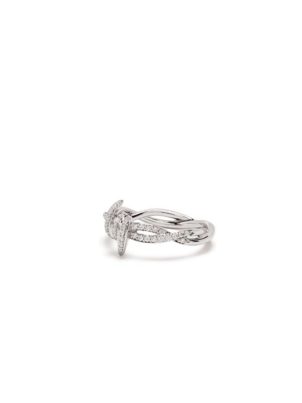 Stephen Webster 18K White Gold Forget Me Not Diamond Ring | Browns Fine Rings