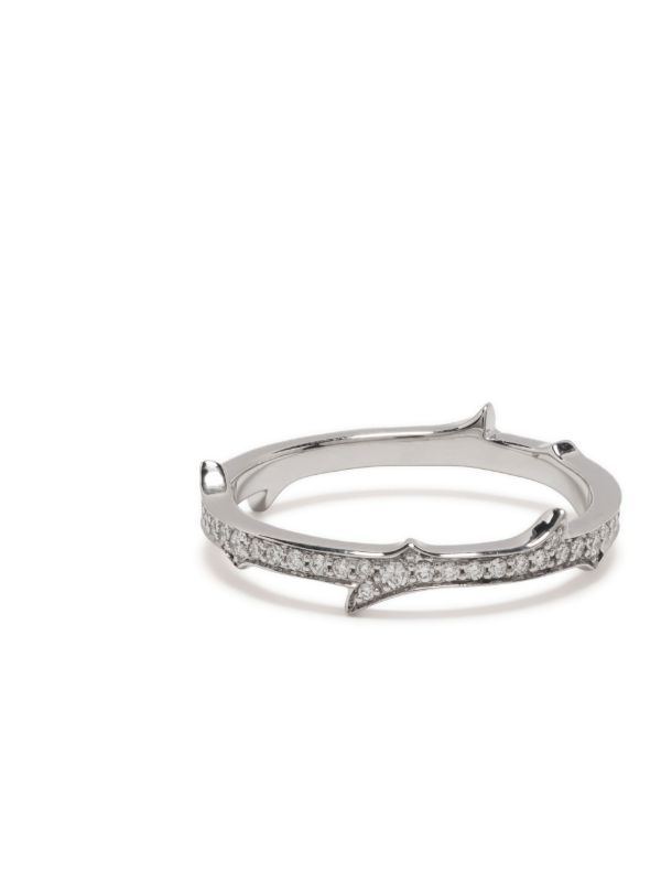 Stephen Webster 18K White Gold Thorn Stem Diamond Ring | Browns Fine Rings