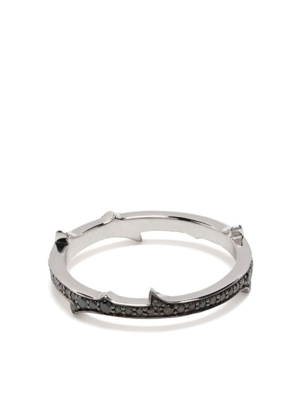 Stephen Webster 18K white gold Thorn Stem diamond ring | Browns Fine Rings