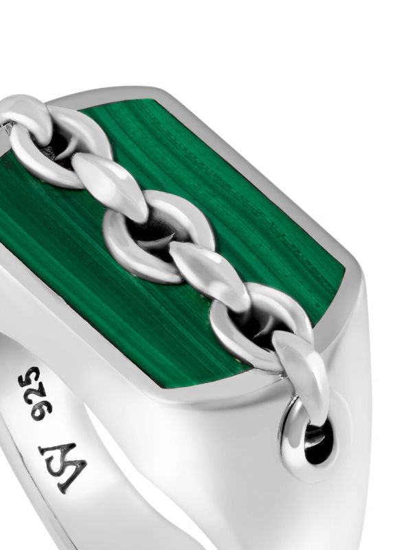 Stephen Webster Sterling Silver Inline Signet Ring | Browns Rings