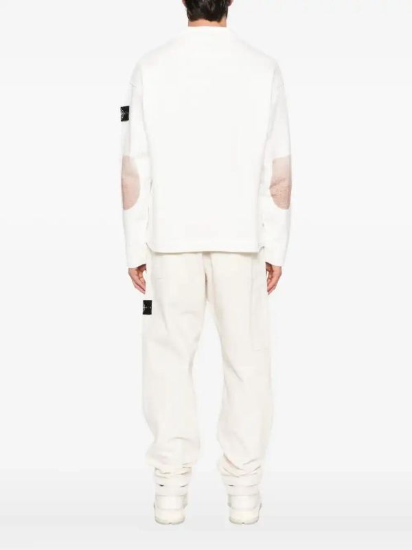 Stone Island Compass-badge Cotton Sweater | Browns Sweatshirts