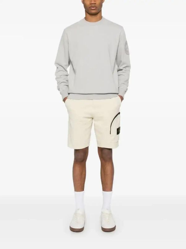 Stone Island Cotton Fleece Sweatshirt | Browns Sweatshirts