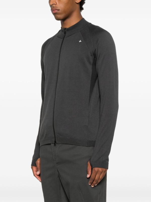 Stone Island Ribbed Cardigan | Browns Cardigans