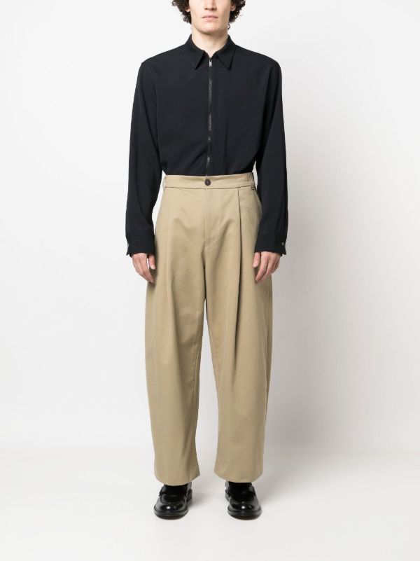 Studio Nicholson Wide-leg High-waisted Trousers | Browns Wide Leg Pants