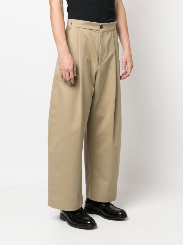 Studio Nicholson Wide-leg High-waisted Trousers | Browns Wide Leg Pants