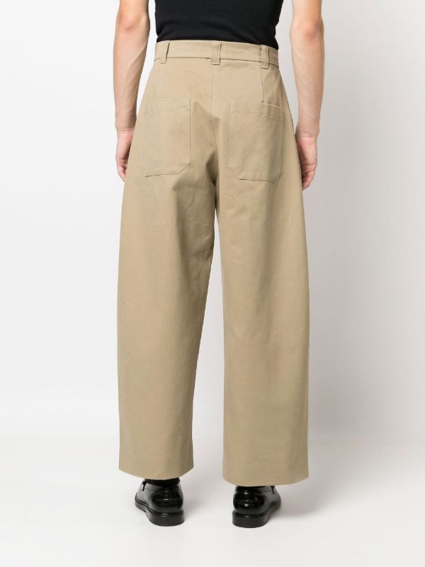 Studio Nicholson Wide-leg High-waisted Trousers | Browns Wide Leg Pants