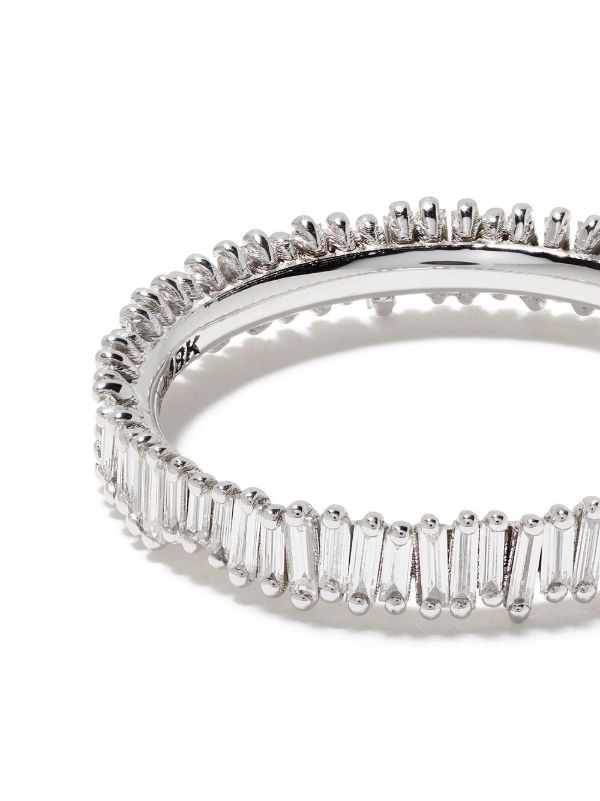 Suzanne Kalan 18K White Gold Classic Diamond Ring | Browns Fine Rings