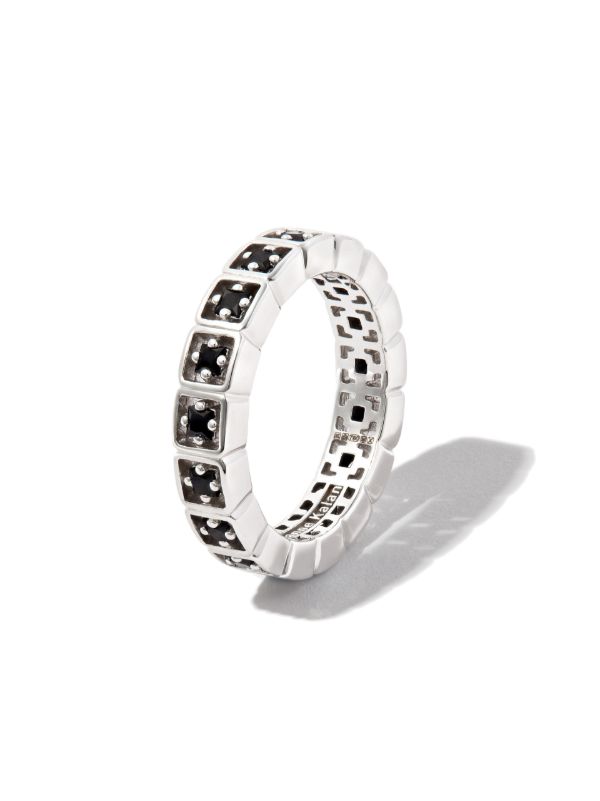 Suzanne Kalan 18K White Gold Mini Sapphire Ring | Browns Rings
