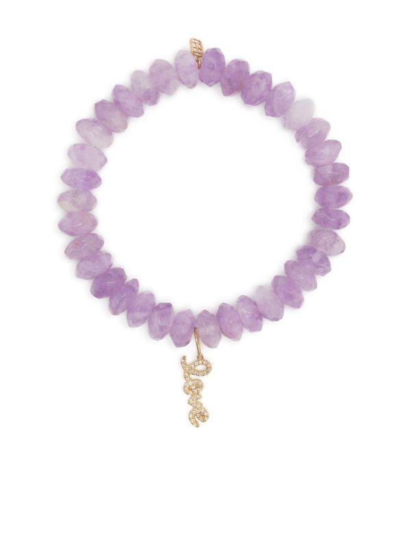 Sydney Evan 14K Yellow Gold Amethyst Beaded Bracelet | Browns Fine Bracelets