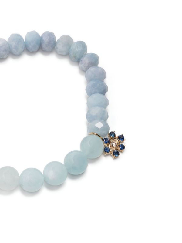 Sydney Evan 14K Yellow Gold Aquamarine Beaded Bracelet | Browns Fine Bracelets