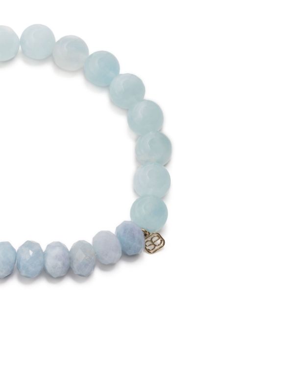 Sydney Evan 14K Yellow Gold Aquamarine Beaded Bracelet | Browns Fine Bracelets