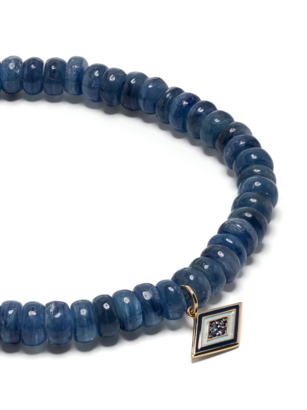 Sydney Evan 14K Yellow Gold Groovy Eye Kyanite And Diamond Bracelet | Browns Bracelets
