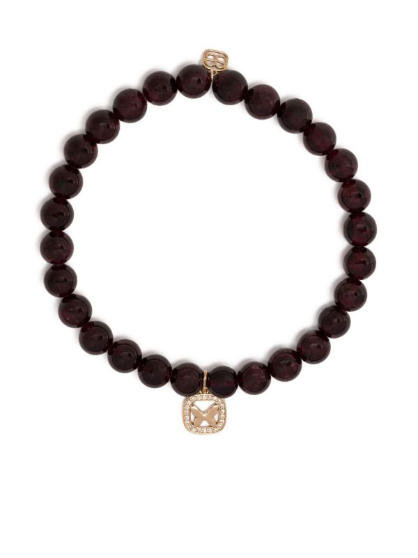 Sydney Evan 14K Yellow Gold Ruby Beaded Bracelet | Browns Fine Bracelets