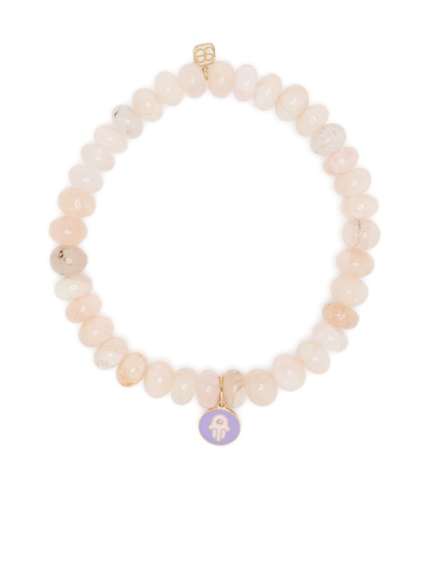 Sydney Evan 14kt Gold and Diamond Morganite Bracelet | Browns Fine Bracelets