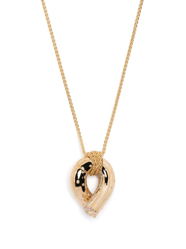 Tabayer 18K Yellow Gold Oera Diamond Pendant Necklace | Browns Fine Necklaces