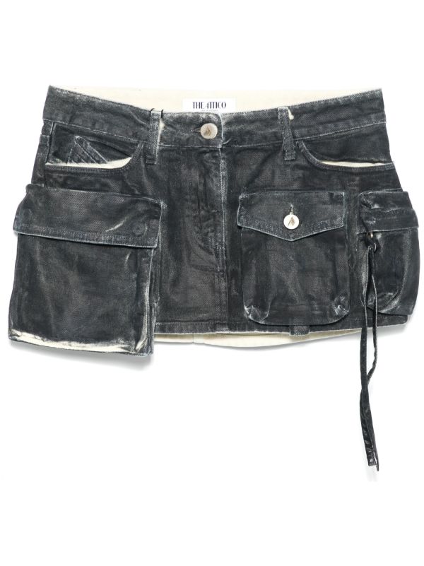 The Attico Fay mini skirt | Browns Denim Skirts