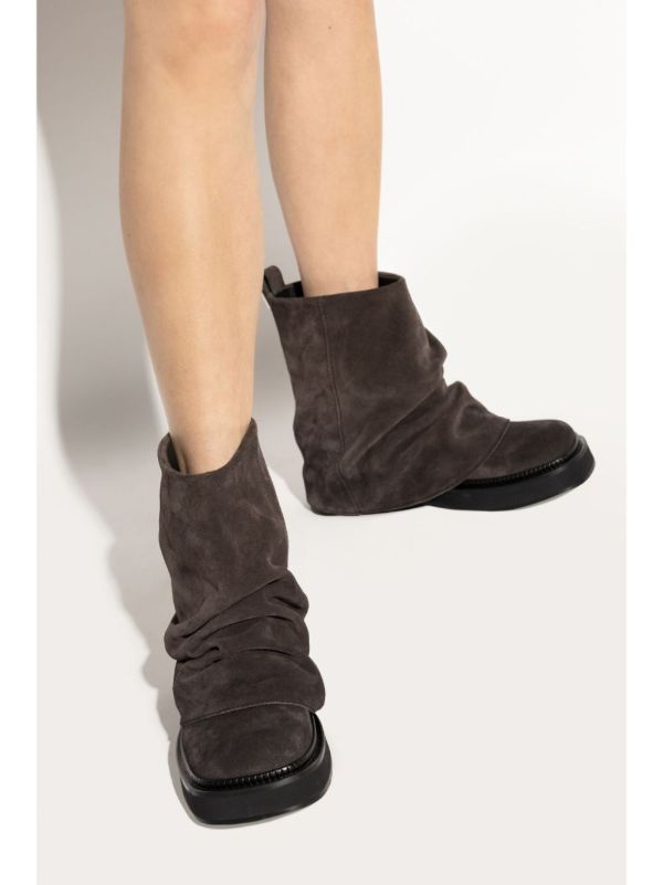 The Attico Grey Mini Robin Boots | Browns Boots
