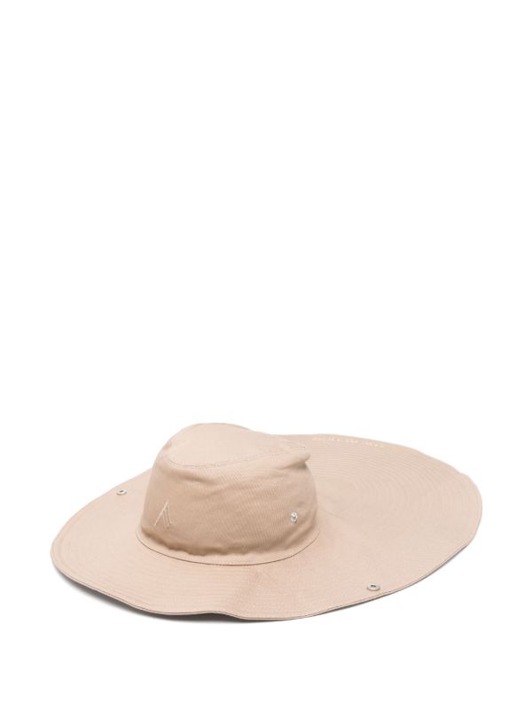 The Attico logo-embroidered sun hat | Browns Hats