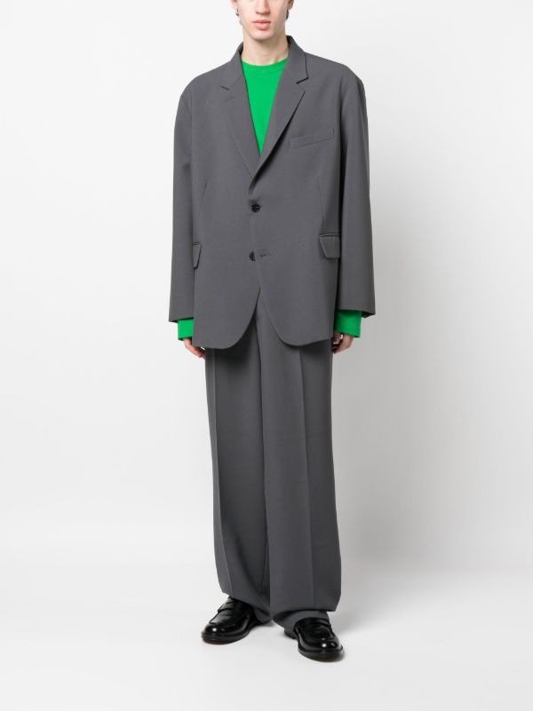 The Frankie Shop Grey Beo Straight-leg Trousers | Browns Suit Trousers