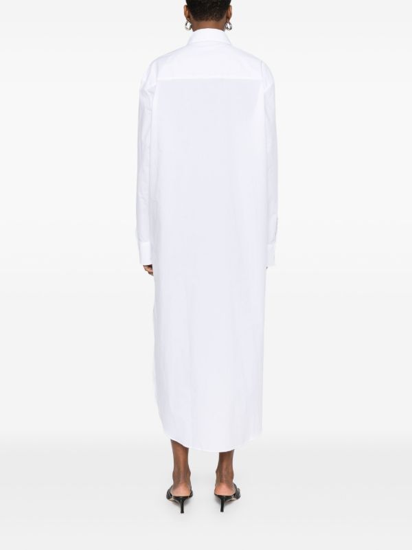 The Frankie Shop Helena Shirt Midi Dress | Browns Day Dresses