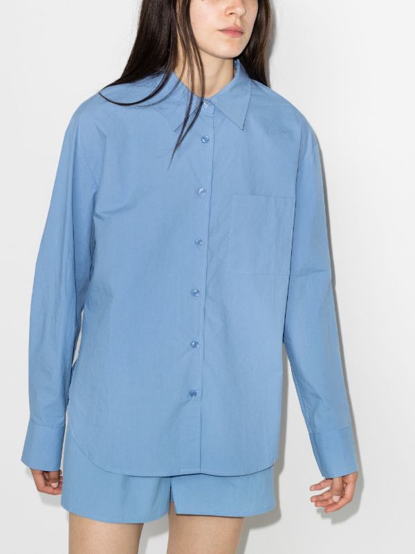 The Frankie Shop Lui Organic Cotton Shirt | Browns Shirts