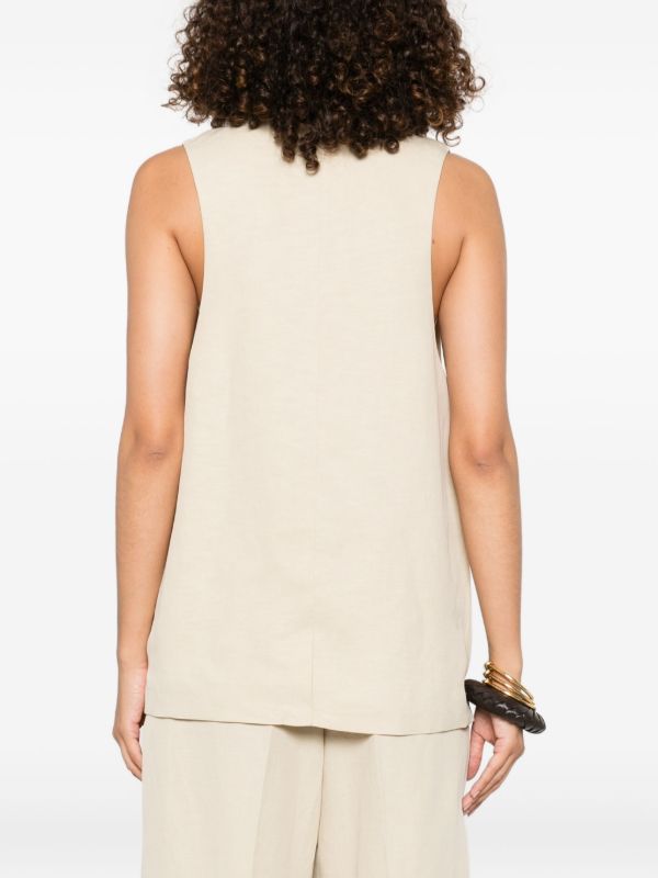 The Frankie Shop Melrose Waistcoat | Browns Waistcoats & Gilets