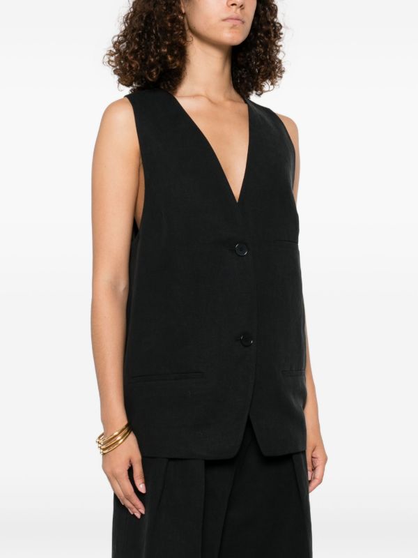 The Frankie Shop Melrose Waistcoat | Browns Waistcoats & Gilets