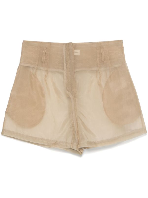 The Frankie Shop Neutrals Lise Shorts | Browns Short & Mini Shorts