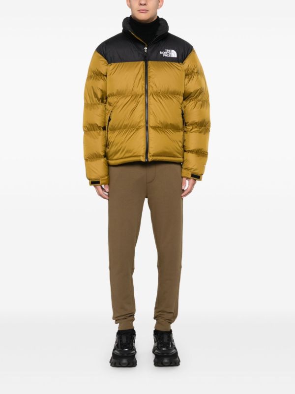 The North Face Green Retro Nuptse Jacket | Browns Down Jackets
