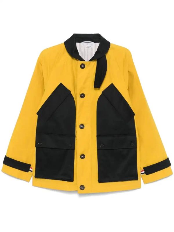 Thom Browne shawl collar military jacket | Browns Shirt Jackets