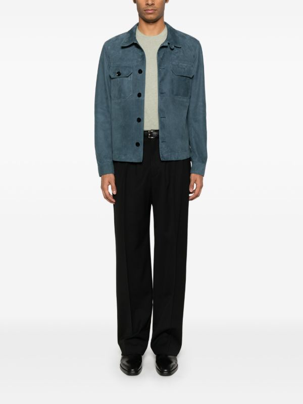 TOM FORD Green Mélange-Effect T-Shirt | Browns T-Shirts