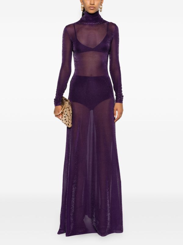 TOM FORD Metallic Knit Dress | Browns Sweater Dresses