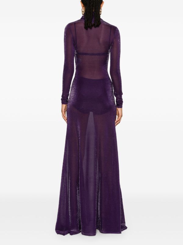 TOM FORD Metallic Knit Dress | Browns Sweater Dresses